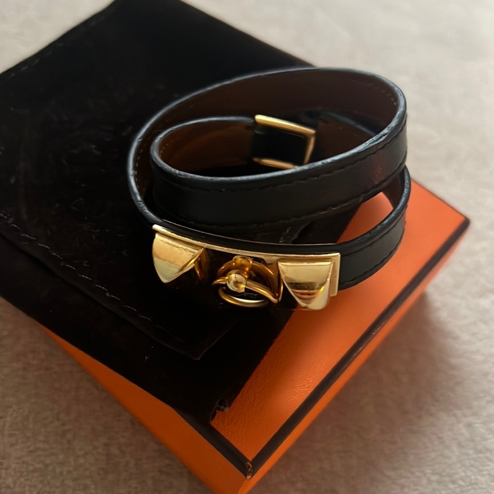 Hermes Rivale Double Tour bracelet